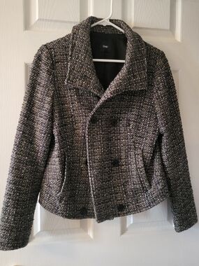 Gap Tweed Peacoat Jacket - S
